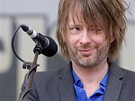 Frontman Radiohead Thom Yorke na Latitude festivalu v Suffolku