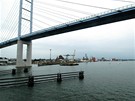 Nmecko, Stralsund. Nový most spojující pevninu s ostrovem Rujana