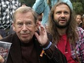 Open Air Music Festival Trutnov 2009: Vclav Havel a Martin Vchet
