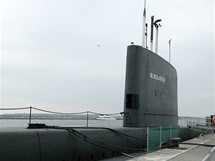 Nmecko, Sassnitz. vyazen britsk ponorka OTUS je dlouh 90 metr