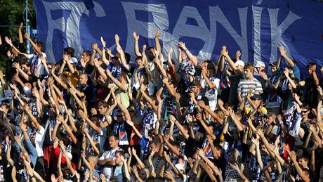 Ostrava - Brno, fanou�ci domácích.