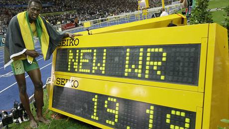 Usain Bolt - světový rekord na 200 metrů