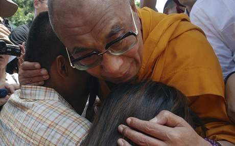 Dalajlama na Tchaj-wanu (30. srpna 2009)