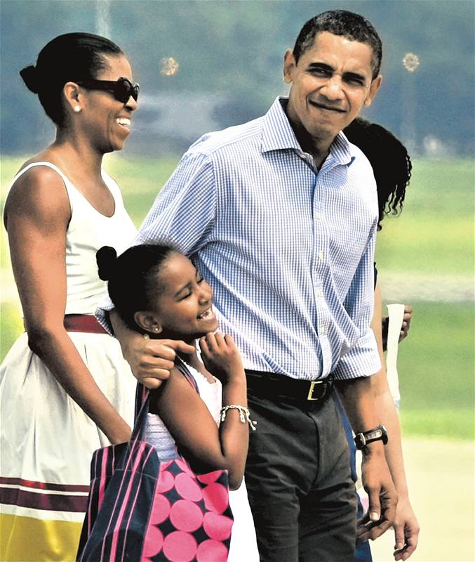 USA, Marthas Vineyard - Na dovolenou sem pijel s rodinou i americký prezident...