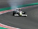 Velká cena Belgie: Rubens Barrichello má problémy s motorem