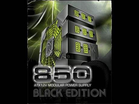 XFX 850W Black Edition ATX 2.3 - reklamn plakt
