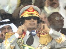 Kaddfho oslavy 40 let od svren monarchie v Libyi.