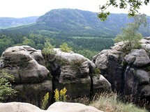 Nmecko, Sask vcarsko. I pes opar je vhled z ploiny nad tunelem okouzlujc