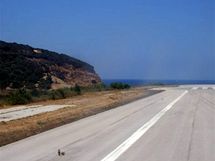 Letiště na ostrově Skiathos, Řecko