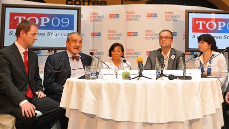 Tisková konference TOP 09 v Brn� (2. 9. 2009)