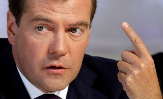 Ruský prezident Dmitrij Medveděv
