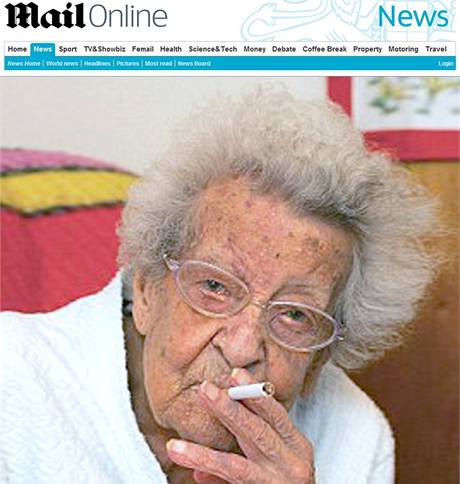 Winne Langleyová přestala kouřit ve 102 letech