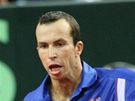 Radek tpánek v duelu s Karloviem v semifinále Davis Cupu