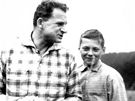 Duan Slávik se synem, zaátek 60. let