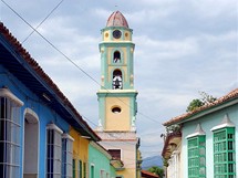 Kuba na kole. Msto Trinidad