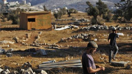 Izraeltí osadníci na západním behu Jordánu