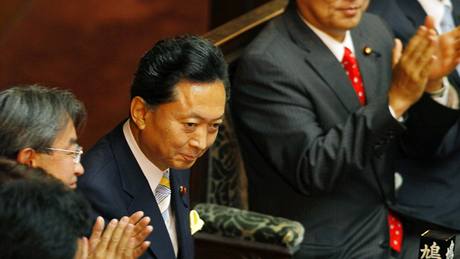 Nový japonský premiér Jukio Hatojama (16. záí 2009)