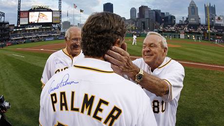 Arnold Palmer je i velkým fanoukem baseballist Pittsburghu Pirates