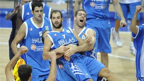 etí basketbalisté slaví postup do semifinále mistrovství Evropy.