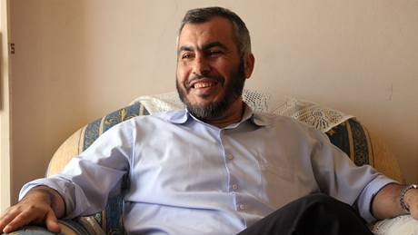 Vysoký pedstavitel Hamasu Ghazí Hamad 