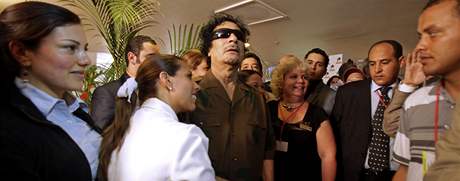 Libyjsk vdce Muammar Kaddf ve Venezuele (28. z 2009)