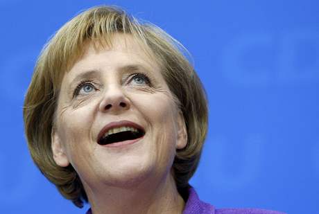 Nmecká kancléka Angela Merkelová (29.9.2009)