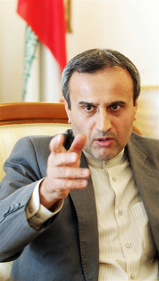Íránský chargé d'affaires v Praze Rashid Hassanpourbaei