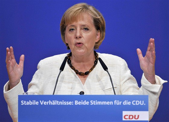 Euro je podle nmecké kancléky Merkelové v nebezpeí. Její výroky vracejí na trhy nervozitu. Ilustraní foto