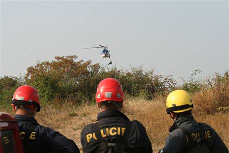 Cvien jihoesk policie a zchran na lomech Mexiko a Velk Amerika na Berounsku (22.9.2009)