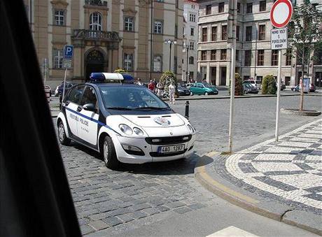 Praská mstská policie parkuje