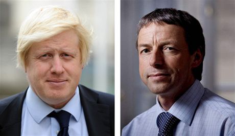 Starosta Londýna Boris Johnson a praský primátor Pavel Bém.