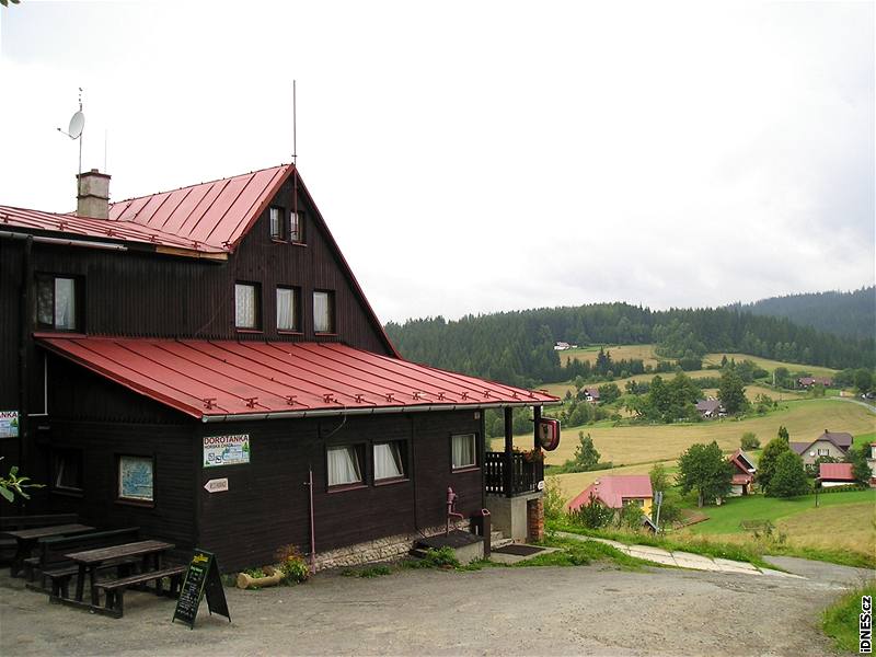 Zadní hory. Turistická chata Doroťanka