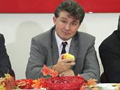 Ji�í Dolej� v sídle KS�M. (18. �íjna 2008)