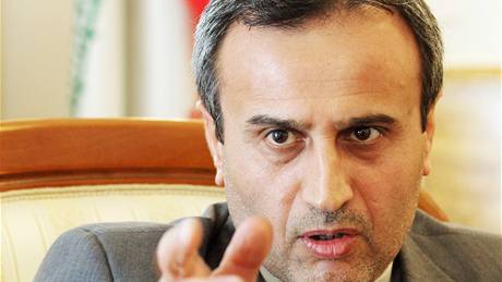 Íránský chargé d'affaires Rashid Hassanpourbaei