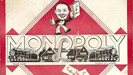 Obrázek na krabici speciální válené edice hry Monopoly.