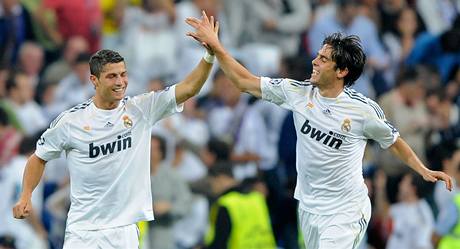 Real Madrid: Cristiano Ronaldo (vlevo) a Kak