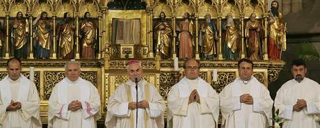 Me v katedrále na Petrov byla podkováním za návtvu papee v Brn a zárove lidem za to, jak celou akci nachystali