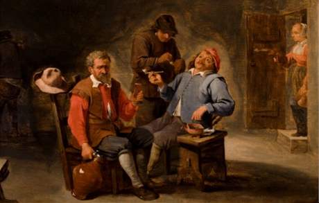 David II: Teniers: Piják a kuáci (30,-40. léta 17. století)