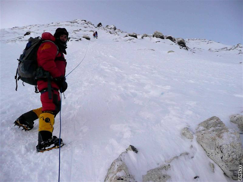 Výstup na Cho Oyu. Radovan, ped rozednním