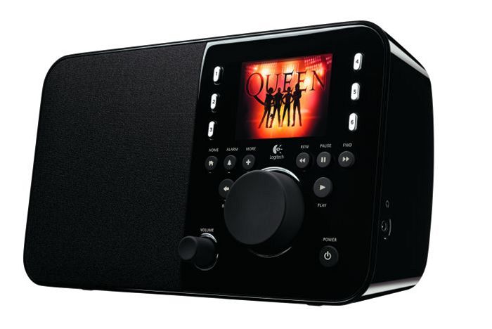 Rádio Logitech Squeezebox hraje Queen