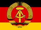 Vlajka bývalé NDR.