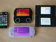 iPhone, PSP go, PSP, Nintendo DS