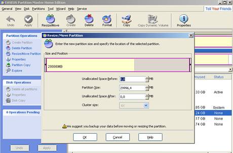 EASEUS Partition Master Home Edition 