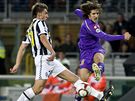Juventus - Fiorentina: Stevan Joveti (vpravo) a Zdenk Grygera