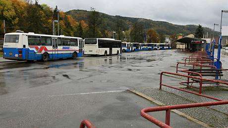 Autobusové nádraí v Blansku 