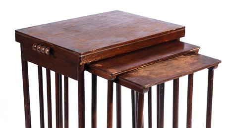Josef Hoffmann - trojice stolk - Za nejvyí cenu, 58 tisíc korun, se prodala...