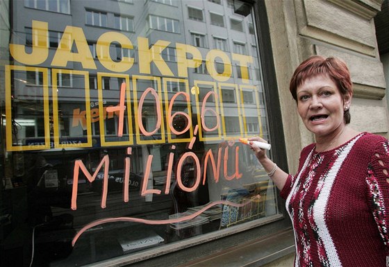 Sazka. Jackpot 106 milion: Pomáháme druhým k vítzství