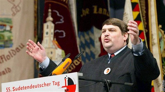 Nejvyí pedstavitel sudetských Nmc Bernd Posselt na snímku z roku 2009.