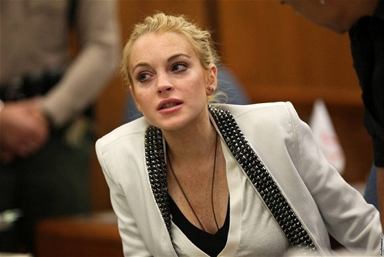 Lindsay Lohanová u soudu
