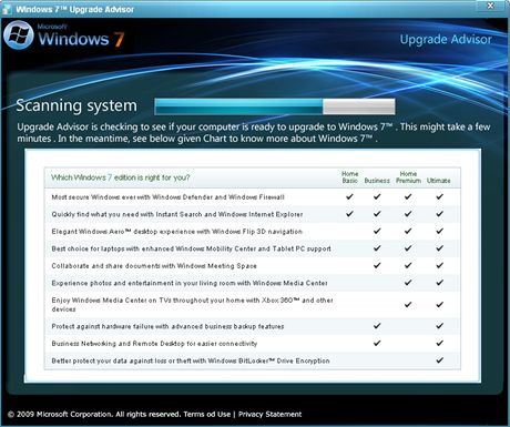 Windows 7 Upgrade Advisor 2